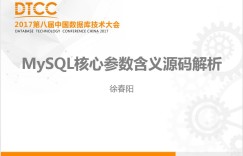 2017数据库大会实录-MySQL核心参数含义的源码解析